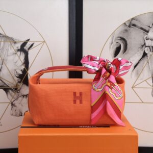 Hermes Bride A Brac Case Orange Bag For Women, Women's Handbags, Shoulder Bags 9.8in/25cm