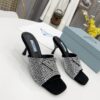 Prada Satin Heeled Sandals With Crystals Silver For Women 2.55in/65mm PRD 1XX608_2AWL_F0T7O_F_065 - Image 8