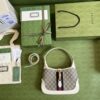 Gucci Jackie 1961 Small Shoulder Bag Beige And Ebony GG Supreme Canvas For Women 11in/28cm 636706 HUHHG 9794 - Image 2