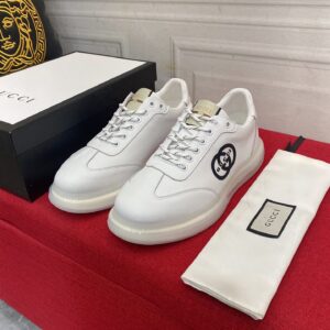 Gucci Men's Sneaker With GG Gucci Print White For Men