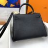 Hermes Kelly 25 Retourne Togo Black Bag For Women, Women's Handbags, Shoulder Bags 10in/25cm - Image 2