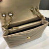 Saint Laurent Loulou Small Chain Bag In Matelassé "Y" Beige For Women 9.8in/23cm YSL 494699DV7272721 - Image 4