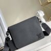 Louis Vuitton Messenger Grain Black For Men, Men's Bags, Shoulder And Crossbody Bags 11in/28cm LV M57080 - Image 5