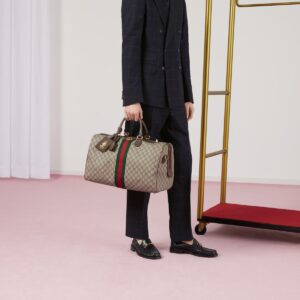 Alternative view of Gucci Savoy Medium Duffle Bag Beige 17.3 In/ 44 Cm 547953 9C2ST 8746