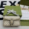 Gucci Dionysus Small Shoulder Bag 10in/ 25cm Beige/ White GG Supreme Canvas Palladium Hardware For Women 499623 UULBN 9683 - Image 5
