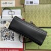 Gucci GG Marmont Small Tote Bag Black Matelasses For Women 10.4in/26.5cm GG 681483 UM8BN 1000 - Image 6