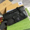 Gucci Marmont Small Matelasse Shoulder Bag Black For Women, Women's Bags 10in/25cm GG - Image 3