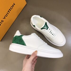 Alternative view of Louis Vuitton Rivoli Sneaker Monogram Metallic Canvas White/Green For Men LV