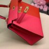 Hermes Kelly 28 Sellier Epsom Bag Red/Pink For Women, Women’s Handbags, Shoulder Bags 11in/28cm - Image 3
