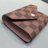 Louis Vuitton Victorine Wallet Damier Ebene Rose Ballerine Pink For Women, Women's Wallet 12cm LV N61700 - Image 6