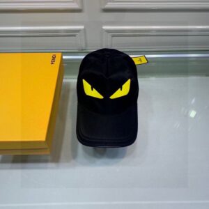 Alternative view of Fendi Baseball Eye Cap Black Fendi Cap