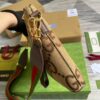 Gucci Jumbo GG Messenger Bag Camel And Ebony Jumbo GG Canvas For Women 9.6in/24.5cm GG 703468 92THF 1000 - Image 3