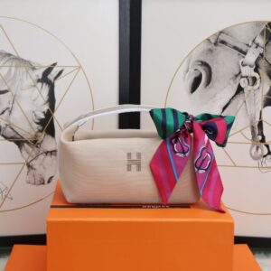 Hermes Bride A Brac Case Beige Bag For Women, Women's Handbags, Shoulder Bags 9.8in/25cm