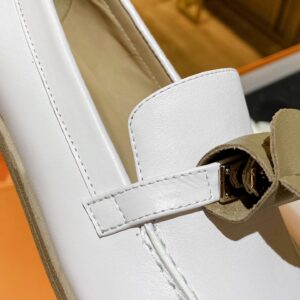 Alternative view of Hermes Destin Loafers White For Women H212114Z 90350