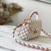 Louis Vuitton Croisette Damier Azur Canvas Pink For Women, Women's Handbag, Shoulder And Crossbody Bags 9.8in/25cm LV N50053 - Image 4