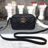 Gucci GG Marmont Matelassé Mini Bag Black Matelassé Chevron For Women 7in/18cm GG 448065 DTD1T 1000 - Image 2