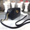 Gucci GG Marmont Matelassé Mini Bag Black Matelassé Chevron For Women 7in/18cm GG 448065 DTD1T 1000 - Image 3