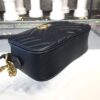 Gucci GG Marmont Matelassé Mini Bag Black Matelassé Chevron For Women 7in/18cm GG 448065 DTD1T 1000 - Image 6