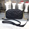 Gucci GG Marmont Small Matelassé Shoulder Bag Black Matelassé Chevron For Women 9.5in/24cm GG 447632 DTD1T 1000 - Image 4