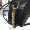 Gucci GG Marmont Small Matelassé Shoulder Bag Black Matelassé Chevron For Women 9.5in/24cm GG 447632 DTD1T 1000 - Image 5