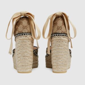 Alternative view of Gucci Women GG Matelasse Platform Espadrille - ‎‎621240 HVK60 9764