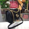 Gucci GG Marmont Small Matelassé Shoulder Bag Black For Women 10in/25cm 443497 DTDIT 1000 - Image 3