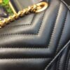 Gucci GG Marmont Small Matelassé Shoulder Bag Black For Women 10in/25cm 443497 DTDIT 1000 - Image 5