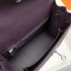Hermes Kelly 25 Sellier Epsom Dark Purple Bag For Women, Women's Handbags, Shoulder Bags 10in/25cm - Image 7