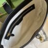 Gucci Jackie 1961 Small Shoulder Bag Black And Ivory GG Denim Jacquard For Women 11in/28cm 678843 UN3AG 1294 - Image 6