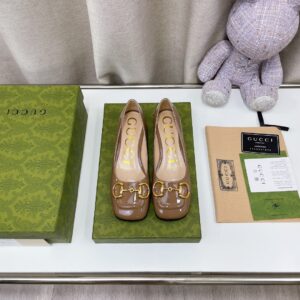 Gucci Mid-Heel Pump With Horsebit Green For Women