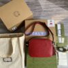 Gucci Soho Small Disco Bag Red For Women, Women's Bags, Shoulder And Crossbody Bags 8in/21cm GG 308364 - Image 9