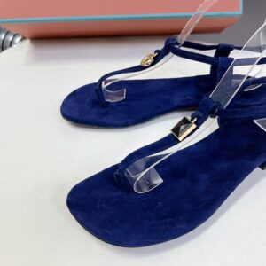 Alternative view of Loro Piana Mindil Sandal Navy Blue For Women - FAO1561 W000