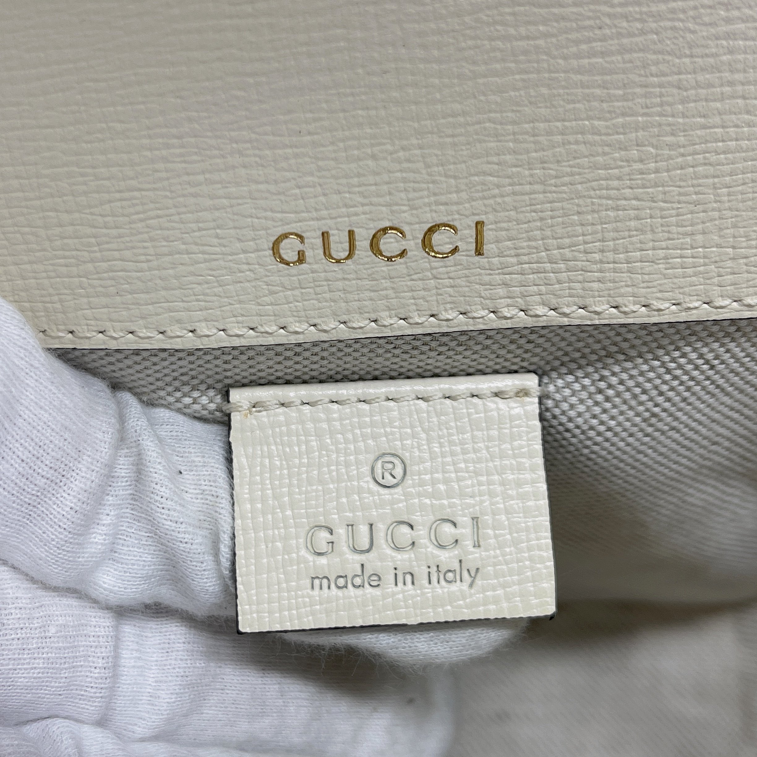 Gucci Horsebit 1955 Mini Bag White For Women, Women's Bags 8in/21cm GG 658574 18YSG 9068 - Image 5