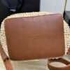 Saint Laurent Le 37 In Woven Raffia And Vegetable-Tanned Beige For Women 9.8 Inches/ 25 Cm 773991GAAD72080 - Image 5