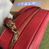 Gucci Soho Small Disco Bag Red For Women, Women's Bags, Shoulder And Crossbody Bags 8in/21cm GG 308364 - Image 3