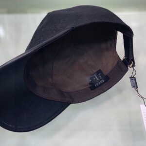 Alternative view of Gucci Canvas Baseball Hat Black GG Hat
