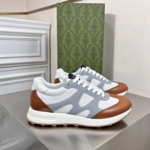 Gucci Men's Sneakers Brown Gray For Men ‎675840
