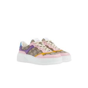 Gucci GG Supreme Canvas Sneakers Beige For Women 726850 FABAW 9785