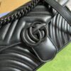 Gucci Marmont Small Matelasse Shoulder Bag Black For Women, Women's Bags 10in/25cm GG - Image 4