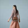 Gucci Blondie Small Shoulder Bag 8.3in/ 21cm Brown Gold Hardware For Women 742360 1IV0G 2535 - Image 3