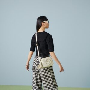 Alternative view of Gucci Blondie Small Shoulder Bag 8.3in/ 21cm White Gold Hardware For Women ‎‎‎742360 1IV0G 9022