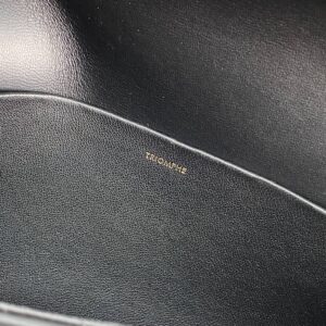 Alternative view of Celine Triomphe Shoulder Bag Black For Women 8in/20cm