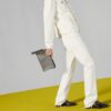 Gucci Ophidia Clutch & Pouch 10.2in/ 26cm Grey Palladium Hardware For Men 760243 UULBN 1244 - Image 2