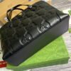 Gucci GG Medium Tote Black For Women, Women's Bags 15in/38cm GG 631685 UM8IG 1000 - Image 4