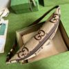 Gucci Jumbo GG Belt Bag Camel And Ebony Jumbo GG Canvas For Women 15.3in/39cm GG 696031 UKMDG 2570 - Image 9
