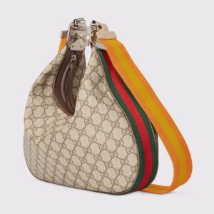 Alternative view of Gucci Atache Large Shoulder Bag Beige And Multicolor For Women, Women's Bags 13.8in/35cm GG‎ ‎‎‎702823 96GRN 4091