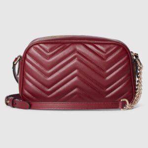 Alternative view of Gucci GG Marmont Small Shoulder Bag Red For Women 9.6 Inches/ 24.3 Cm - 798715 AADPJ 6207