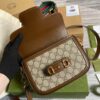 Gucci Horsebit 1955 GG Mini Bag Beige For Women, Women's Bags 8in/21cm GG - Image 6