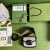 Gucci Horsebit 1955 GG Mini Bag Beige And Blue Supreme Canvas For Women 8in/20cm 658574 96IWN 4076 - Image 2