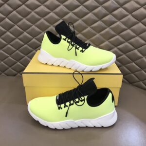 Fendi Force Low Tops Sneakers Glow Green For Men